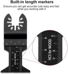 img 2 attached to 50 PC Oscillating Saw Blades - Multitool Blades for Metal, Wood, Plastic Cutting - Compatible with Dewalt, Milwaukee, Dremel, Chicago, Rockwell, Fein, Bosch, Multimaster, Makita