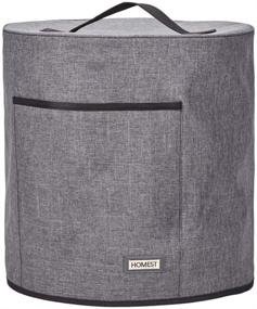 img 1 attached to Protect Your Ninja Foodi 8 Quart Pressure Cooker with HOMEST Dust Cover - Easy Clean, Grey (Patent Pending)