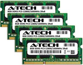 img 3 attached to 💪 A-Tech 32GB RAM Upgrade Kit for iMac (Late 2012-2015) - DDR3 1600MHz PC3-12800 SODIMM Memory, 4x8GB Package