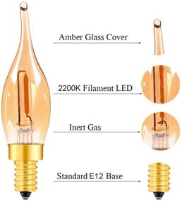 img 2 attached to 💡 Chandelier Decorative Filament Candelabra - SEO-Optimized Equivalent