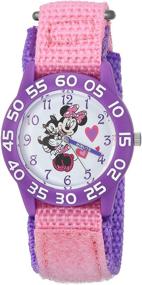 img 4 attached to Disney Minnie Plastic Casual Girls' Watches with Quartz Movement