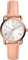 часы fossil women's copeland из нержавеющей стали с кварцевым механизмом: стильное украшение на любой случай. логотип