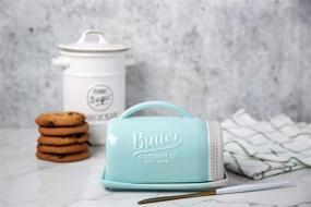 img 3 attached to 🧈 Ceramic Mason Butter Dish Handle: Stylish and Functional Butter Storage Solution