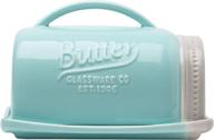 🧈 ceramic mason butter dish handle: stylish and functional butter storage solution logo