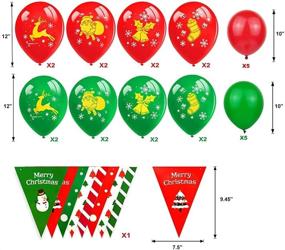 img 2 attached to Рождественские украшения Воздушные шары Воздушные шары Снеговик