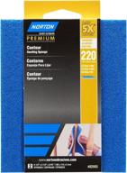 🔤 norton 5x contour sanding pads - 220 grit logo