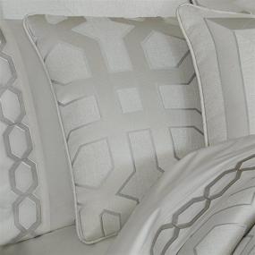 img 1 attached to 🛏️ Kennedy King 4-Piece Comforter Set by Five Queens Court