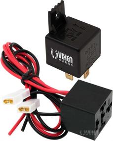img 4 attached to 🔌 Vixen Horns 4-PIN Relay 40A/12V with Pre-Wired Plug/Socket: Ideal for Horns, Compressors, Alarms and Fog Lights - VXA7901