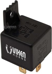 img 2 attached to 🔌 Vixen Horns 4-PIN Relay 40A/12V with Pre-Wired Plug/Socket: Ideal for Horns, Compressors, Alarms and Fog Lights - VXA7901