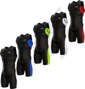 img 4 attached to Sparx Men's Elite Triathlon Suit: The Ultimate Trisuit for Speed, Performance, and Comfort in Swim-Bike-Run Races