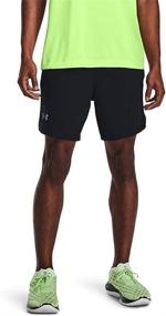 img 4 attached to Under Armour Men's Launch 2-in-1 Stretch Woven 7-inch Shorts