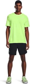 img 2 attached to Under Armour Men's Launch 2-in-1 Stretch Woven 7-inch Shorts