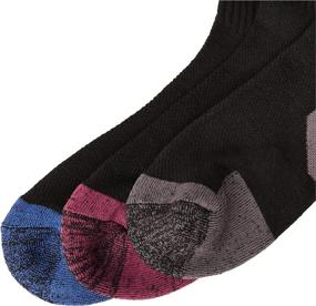 img 2 attached to 🧦 Ultimate Comfort with Amazon Essentials Women's 6-Pack Performance Cotton Cushioned Crew Socks