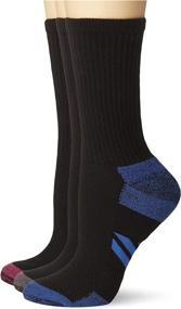 img 3 attached to 🧦 Ultimate Comfort with Amazon Essentials Women's 6-Pack Performance Cotton Cushioned Crew Socks