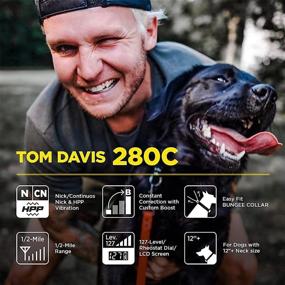 img 3 attached to 🐶 Enhanced Dog Training: Dogtra Tom Davis Edition 280C E-Collar with Boost N' Bungee - Waterproof, 127 Levels, 1/2 Mile Range