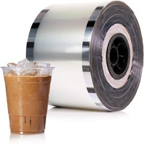 img 3 attached to 🥤 WYZworks Cup Sealer Film - Premium Clear PP Bubble Boba Tea Sealing for 3275 Cups - 90mm to 105mm Size Range