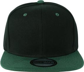 img 2 attached to 🧢 Wholesale 12 Pack of Gelante Plain Blank Flat Brim Snapback Baseball Caps at Bulk Prices