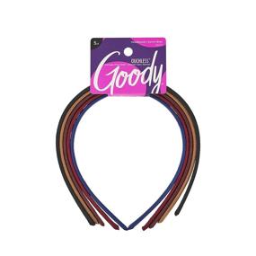 img 4 attached to 🎀 Goody Women's Classics Shoestring Fabric Headband, 5-PC Set