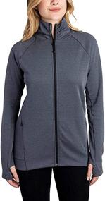 img 4 attached to 🧥 Stay Cozy and Stylish with Kirkland Signature Ladies Full Zip Jacket