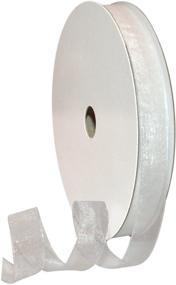 img 2 attached to 🎀 SEO-Optimized Product Name: Morex Ribbon 91803/100-601 White Organdy Nylon Ribbon - 5/8-Inch x 100-Yard