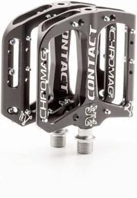 img 1 attached to 🚲 Chromag Unisex_Adult Contact Pedals - Black MTB/Cycle/VAE/E-Bike 110x105mm: Ultimate Performance & Versatility