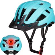 🚲 ilm lightweight adult cycling bike helmet with led rear light for men women - ideal for urban commuters, mtb bicycles logo