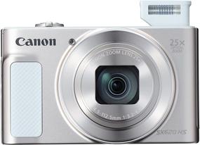 img 3 attached to 📸 Цифровая камера Canon PowerShot SX620: Раскройте свои навыки фотографии с 25-кратным оптическим зумом, Wi-Fi и NFC - Серебряное издание