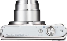 img 1 attached to 📸 Цифровая камера Canon PowerShot SX620: Раскройте свои навыки фотографии с 25-кратным оптическим зумом, Wi-Fi и NFC - Серебряное издание