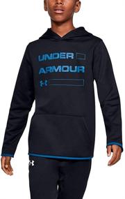 img 3 attached to 👦 Boys' Under Armour Armour Fleece Wordmark Hoodie - Elevate Your Style