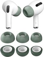 pzoz 3 пары сменных ушных вкладышей, совместимых с apple airpods pro логотип