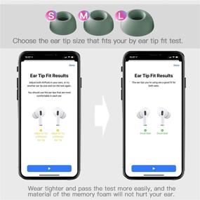 img 3 attached to PZOZ 3 пары сменных ушных вкладышей, совместимых с Apple AirPods Pro