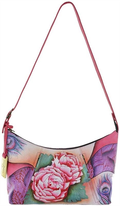 anuschka leather shoulder handbag reverie women's handbags & wallets 标志