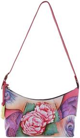 img 4 attached to 👜 Anuschka Leather Shoulder Handbag Reverie: Exquisite Women's Handbags & Wallets Collection