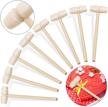 wooden chocolate caffox mallets breakable logo