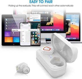 img 3 attached to Bluetooth Headphones Canceling Earphones Sweatproof