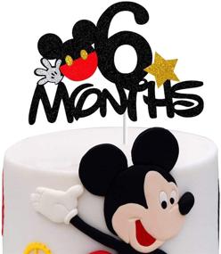 img 4 attached to Mickey Months Topper Birthday Decorations