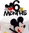 mickey months topper birthday decorations logo