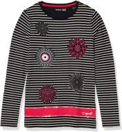 desigual girls t shirt rhodeisland 12 logo