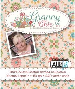 img 2 attached to Катушки с нитками Granny Aurifil LH50GC10