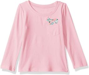 img 1 attached to Colette Lilly Little Sleeve Smoothie Girls' Clothing and Tops: Tees & Blouses for Trendy Kids