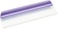 🧼 12" purple silicone t-bar squeegee - one pass classic waterblade logo