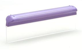 img 3 attached to 🧼 12" Purple Silicone T-Bar Squeegee - One Pass Classic Waterblade