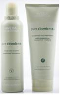 🌿 aveda pure abundance волюмизирующий шампунь 8.5 унции и кондиционер с глиной 6.7 duo: придайте объем вашим волосам с натуральным объемом и питательной формулой с глиной. логотип