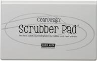 🧽 enhanced hero arts nk301 cleardesign double scrubber pad, 7.5″ x 4.5″ logo