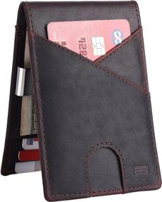 img 3 attached to Handmade Thumbhole Men's Accessories and Wallets with Brooklyn Bridge design - Card Cases & Money Organizers