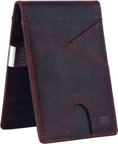 img 4 attached to Handmade Thumbhole Men's Accessories and Wallets with Brooklyn Bridge design - Card Cases & Money Organizers