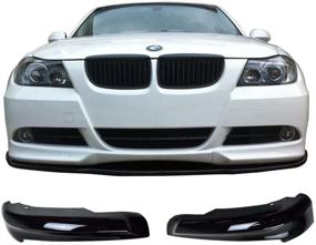 img 3 attached to Pre-Painted Front Bumper Lip Compatible With 2005-2008 E90