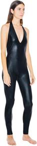 img 3 attached to 🔥 Shimmering Catsuit for Women by American Apparel - Trendy Women's Clothing in Jumpsuits, Rompers & Overalls