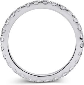 img 2 attached to 💍 Oro Leoni 925 Sterling Silver Ring with Zirconia - Stunning Style for Wedding or Engagement Rings - Exquisite Cut Stones, Versatile Stackable Band - Distinctive Gift for Women