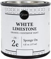 giani granite step 2 - white limestone mineral color 6oz logo